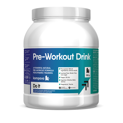KOMPAVA Pre-Workout Drink 320 g/20 dávek,