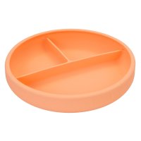 Lurch dětský silikonový talíř apricot (00280021)