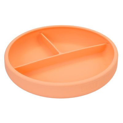 Lurch dětský silikonový talíř apricot (00280021)
