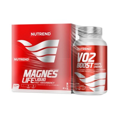 Nutrend Magnes pack - Magneslife a VO2 Boost 10x25 ml + 60 tablet