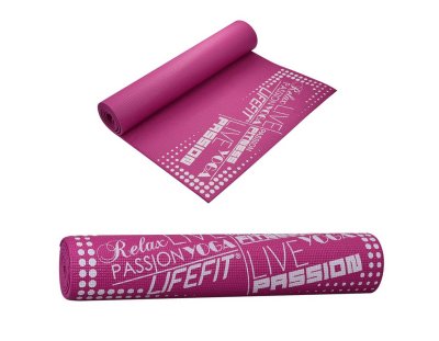 Lifefit FIT.MAT SLIMFIT+,173x58x0,6,bordo