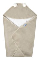 SENSILLO Zavinovačka do autosedačky plyšová, 75x75cm - béžová