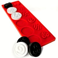 Hencz Toys Puzzle senzorická kolečka XL, kontrastní