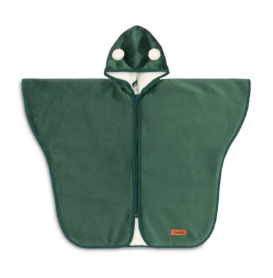 SENSILLO Dětské pončo do auta - zelené