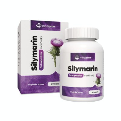 medipron Silymarin - Ostropestřec mariánský 60 kapslí