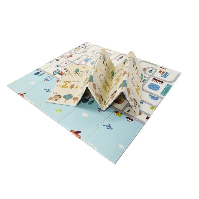 Asalvo Hrací podložka PLAY MAT XXL 200*180cm CITY-FOREST