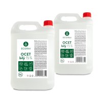 Ecorai Ocet bílý 15 % na úklid EXTRA ÚČINNÝ - kanystr 2 x 5 l (10 l) výhodné balení