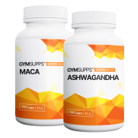 Gymsupps Ashwagandha 100cps + Maca 100cps