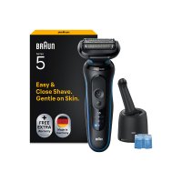 Braun Series 5 52-B7000CC elektrický holicí strojek + stanice SmartCare modrý