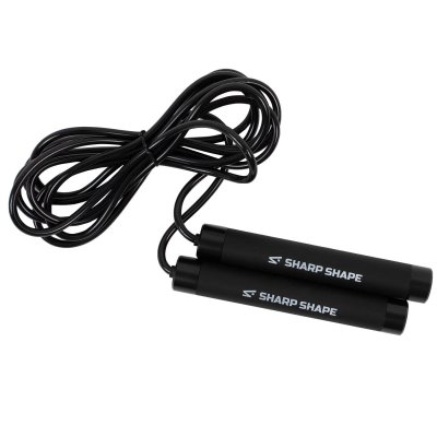 SharpShape Zátěžové švihadlo 90 g černé