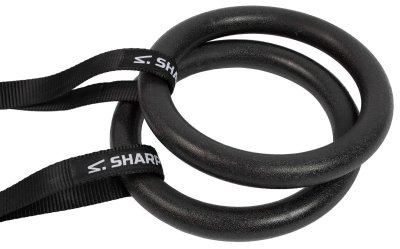 SharpShape Gymnastické kruhy černé