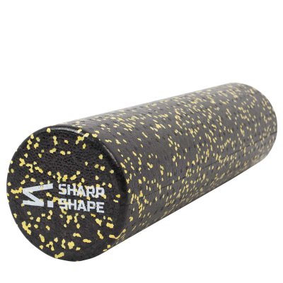 SharpShape Masážní válec FOAM ROLLER žluto-černý 60 cm
