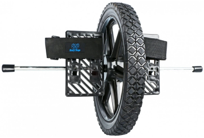 SharpShape Posilovací kolečko ULTRA WHEEL černé