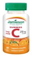 Jamieson Vitamín C Gummies příchuť pomeranč 60 pastilek
