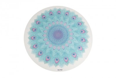 SharpShape Kruhová podložka na jógu Peacock