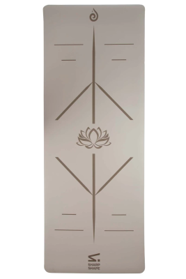 SharpShape Podložka na jógu PU SHANTI Milk tea