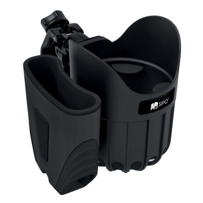 SIPO UNI Držák na nápoje & telefon, 2v1, černý