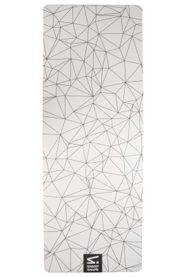 SharpShape Podložka na jógu PU SPACETIME bílá