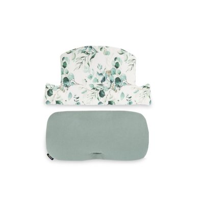 Hauck Polstrování Select na židličky Alpha+,Beta+ a Arketa, Jersey Leaves, Mint
