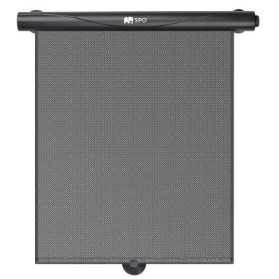SIPO Sluneční clona roleta, 2ks, černá