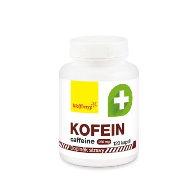 Wolfberry Kofein 250 mg 120 kapslí