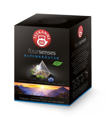 Teekanne Foursenses Alpenkräuter porcovaný čaj 20x2 g
