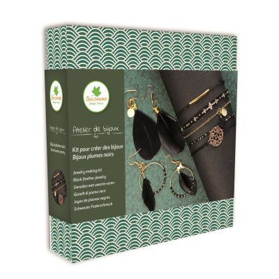 Sycomore Výroba šperků - bižuterie s černými pírky