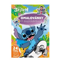JIRI MODELS Omalovánky A4 se samolepkami Lilo & Stitch 1 ks