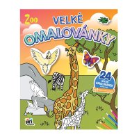 JIRI MODELS Velké omalovánky Zoo 1 ks