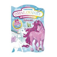 JIRI MODELS Tvarované omalovánky Jednorožci 1 ks