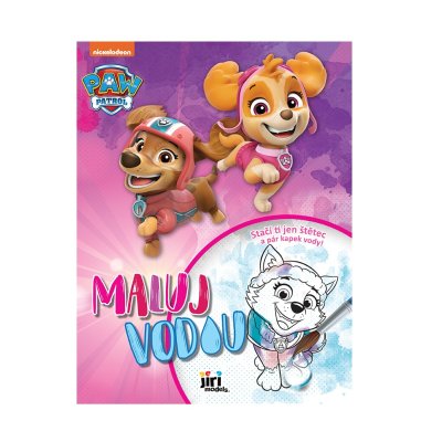 JIRI MODELS Maluj vodou A4 Tlapková patrola 1 ks