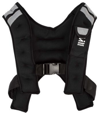 SharpShape Zátěžová vesta 5 kg černá