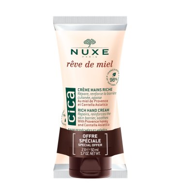 Nuxe Rêve de Miel Reparační krém na ruce na suchou pokožku 2x50 ml
