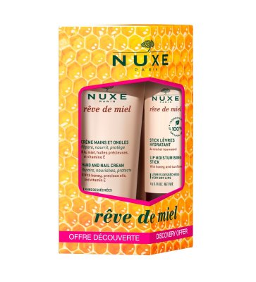 Nuxe Rêve de Miel Tyčinka na rty a vyživující krém na ruce 4 g + 30 ml