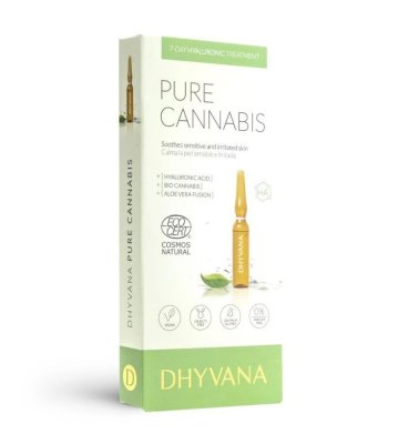 Dhyvana Přírodní zklidňující sérum na citlivou pleť Pure Cannabis 7x2 ml