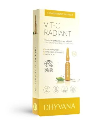Dhyvana Přírodní rozjasňující sérum Vit-C Radiant 7x2 ml
