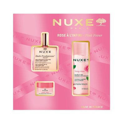 Nuxe Pink Fever dárková sada 3 ks