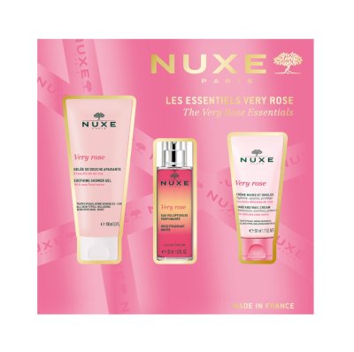 Nuxe The Very Rose Esentials dárková sada 3 ks
