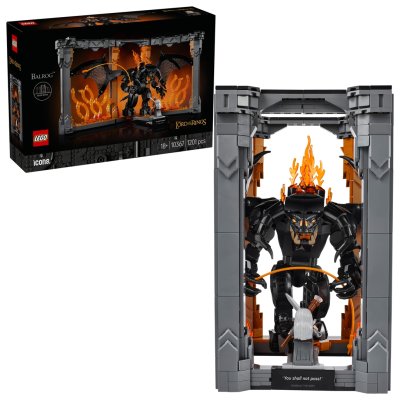 LEGO Icons 10367 Knižní zarážka: Pán prstenů - Balrog™