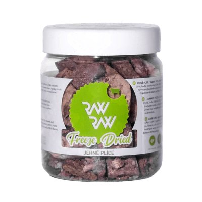Raw Raw Mrazem sušené jehněčí plíce 50 g