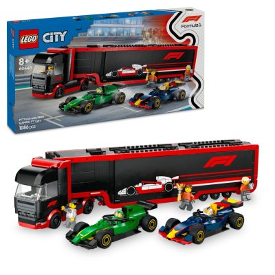 LEGO City 60445 Kamion F1® s vozy F1® RB20 a AMR24