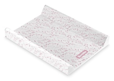 SENSILLO Přebalovací podložka, tvrdá 70 x 49 x 9,5 cm -  růžové lístky