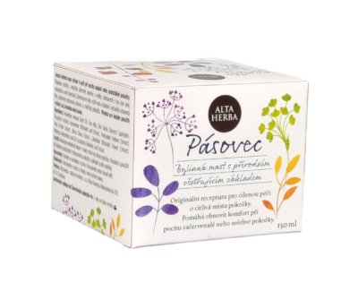 AltaHerba Pásovec bylinná mast s přírodním ošetřujícím základem 150 ml