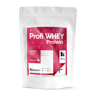 KOMPAVA Profi WHEY Protein – vánoční edice (příchuť perník, 500 g / 16 porcí)