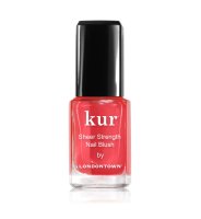Londontown kur Sheer Strength Nail Blush Poppy zpevňující lak na nehty 12 ml