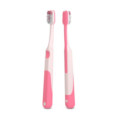 Suavinex Junior Dětský kartáček na zoubky 1 ks růžový