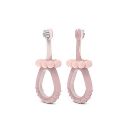 Suavinex Baby Dětský kartáček na zoubky 1 ks růžový