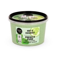 Organic Shop Tělový peeling Máta a okurka 250 ml