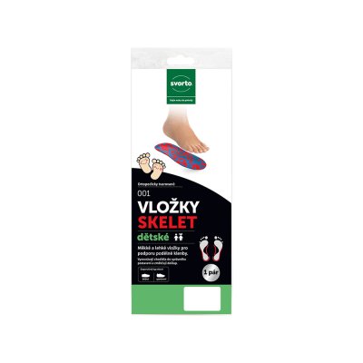 Svorto 001 Vložky skelet dětské vel. 24-25 1 pár
