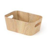 Toro Úložný koš 26 x 18 x 11 cm papír + lepenka 1 ks barva dřeva